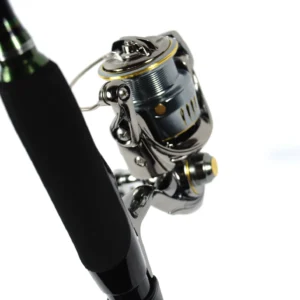 ReelEdge AeroX spinning reel mounted on a spinning rod